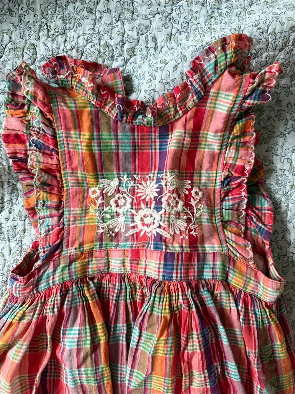 Lali girls dress in madras plaid - Picture 3 of 3